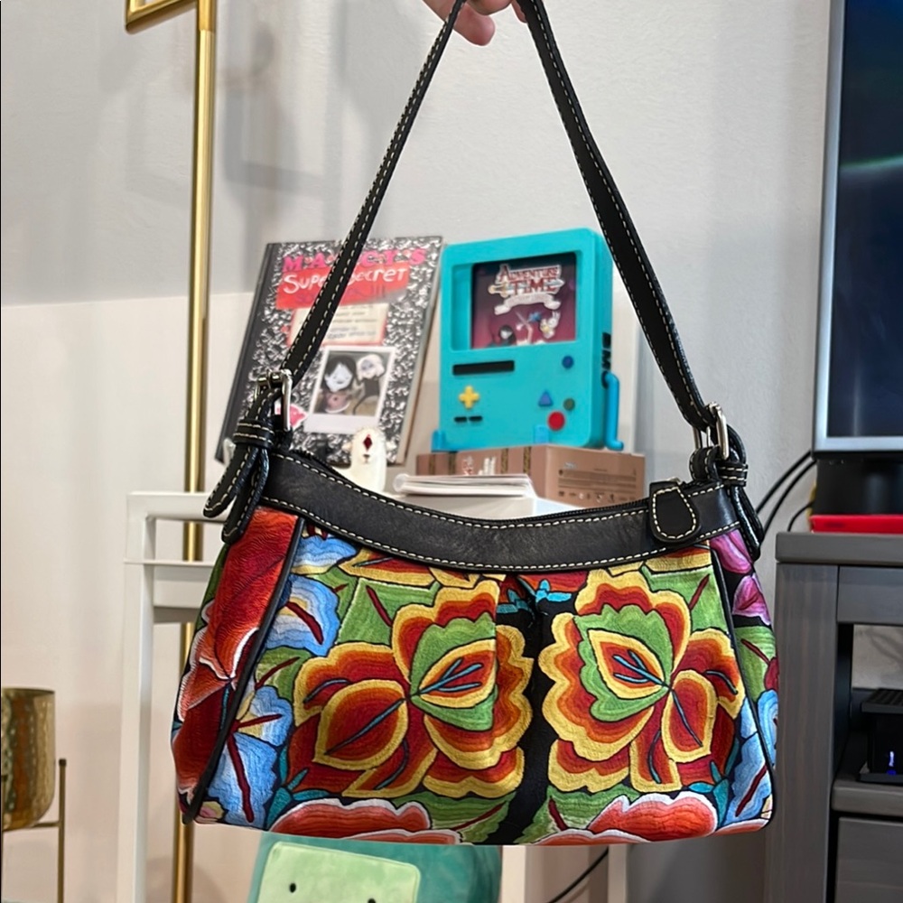 Colorful Vintage Mexican Floral Women's Bag